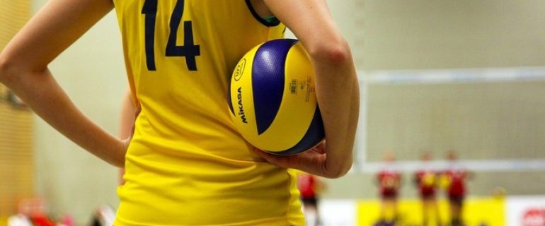 Exibición de voleibol profecional